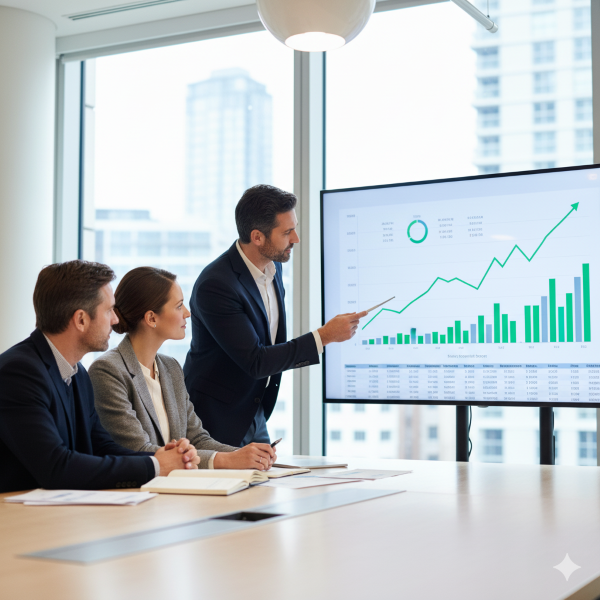 Indian entrepreneur working on business plan