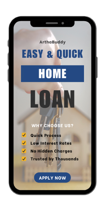 Indian business professional reviewing financial documents and calculator, modern office setting with charts and graphs