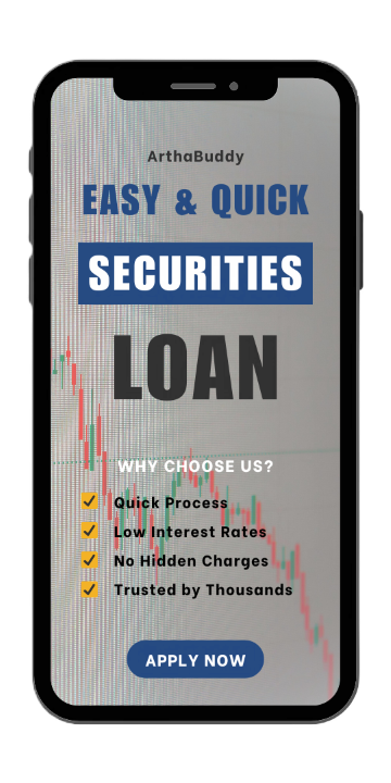 Indian business professional reviewing financial documents and calculator, modern office setting with charts and graphs